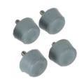 Robot Coupe Grey Feet (4) CL55 CL50U CL52 Screw in